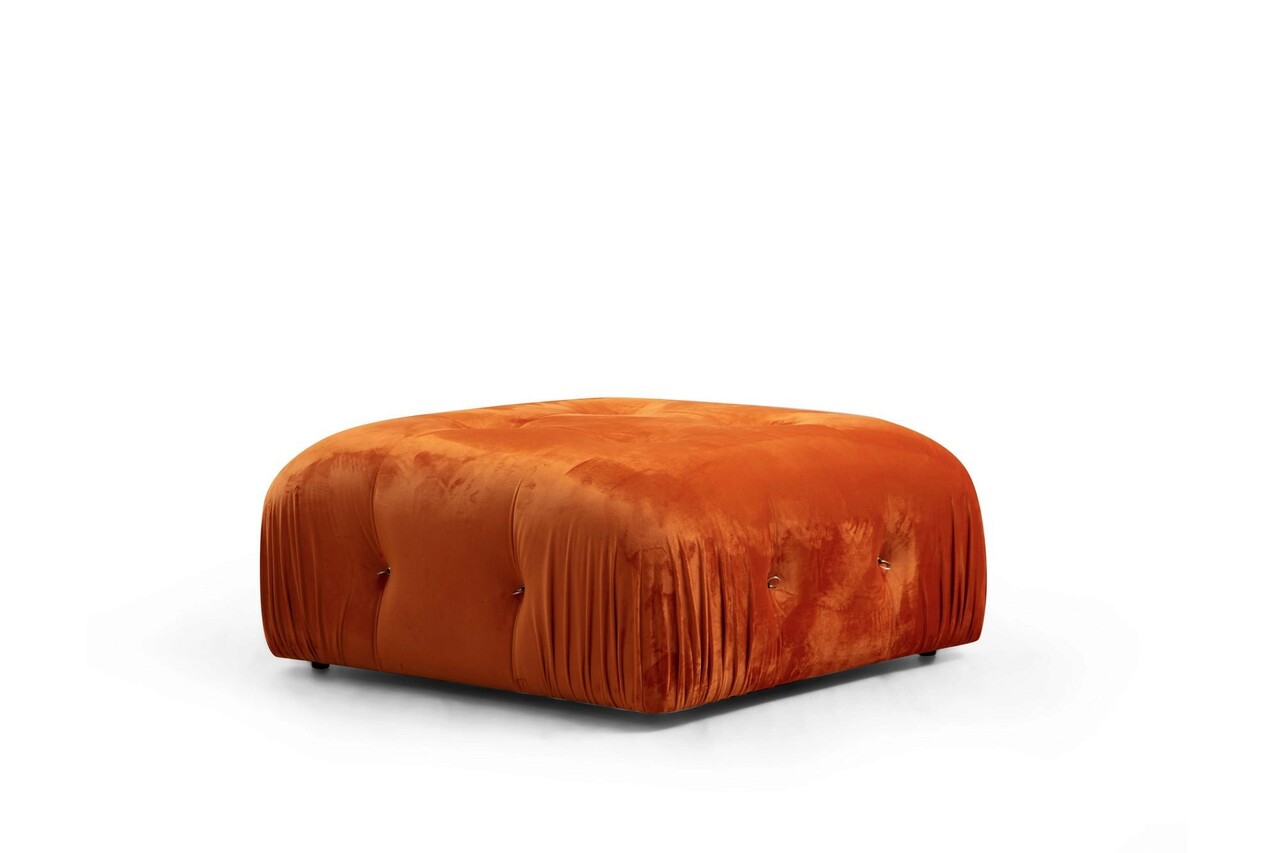Taburet, Atelier del Sofa, 560ARE1427, Portocaliu - imagine 4